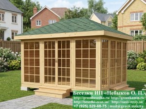 3x4steklo-panorama-04_300x225 image Застекленная Беседка С Панорамными Деревянными Окнами 3х4